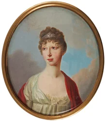 Portret van groothertogin Maria Pavlovna van Rusland 1786-1859, 1800s