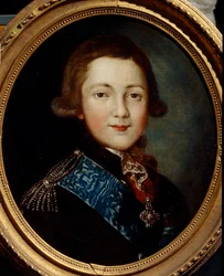 Portret van groothertog Alexander Pavlovich van Rusland