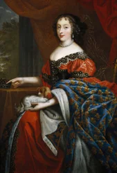 Portret van Henriette Anne Stuart, anoniem schilderij