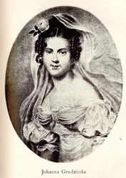 Portret van Joanna Grudzińska, begin 19e eeuw