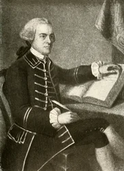 Portret van John Hancock, in jas met dubbele zakflappen, ca. 1780, 1937