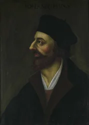 Portret van John Hus, 17e eeuw
