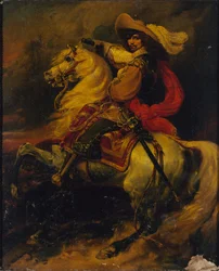 Portret van Josias Rantzau, als maarschalk van Frankrijk, ca. 1834