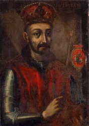 Portret van koning Wladyslaw II. Jagiello, midden 17e eeuw