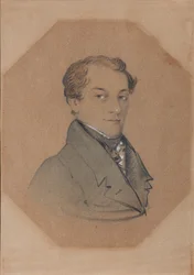 Portret van Kondraty Fyodorovich Ryleyev 1795-1826, eerste kwart van de 19e eeuw