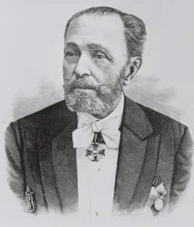 Portret van Marius Petipa 1818-1910, 1899
