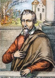 Portret van Miguel Servet, begin 18e eeuw