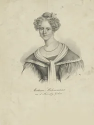 Portret van Mélanie d