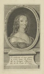 Portret van Ninon de Lenclos 1620-1705, ca. 1730