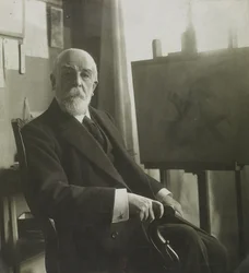 Portret van Odilon Redon 1840-1916, 1913