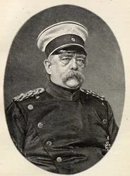 Portret van Otto von Bismarck 1815-1898