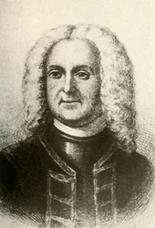 Portret van Patrick Gordon, koloniale gouverneur, ca. 1690, 1937