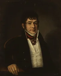 Portret van Platon Bogdanovich Ogarev