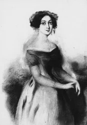 Portret van prinses Nino Chavchavadze