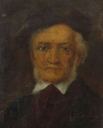Portret van Richard Wagner 1813-1883, tweede helft van de 19e eeuw
