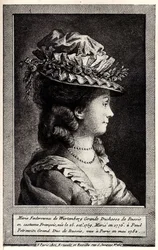 Portret van Sophie Dorothea van Württemberg, begin 19e eeuw