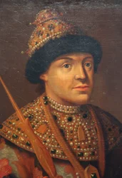 Portret van Tsaar Feodor Alexeyevich, eerste helft van de 19e eeuw