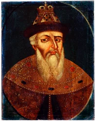 Portret van Tsaar Ivan IV de Verschrikkelijke, begin 18e eeuw