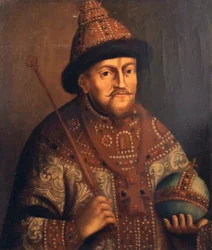 Portret van Tsaar Michael Feodorovich, eerste helft van de 19e eeuw