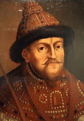 Portret van Tsaar Michael Feodorovich, eerste helft van de 19e eeuw