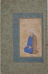 Portret van Ustad Muhammad Ali