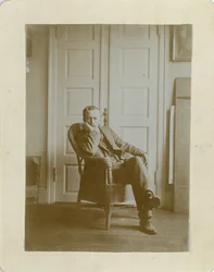 Portret van Vilhelm Hammershøi 1864-1916