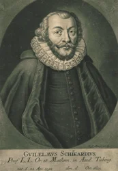 Portret van Wilhelm Schickard 1592-1635