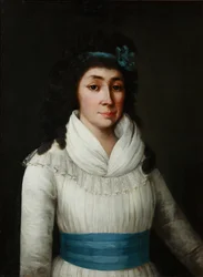 Portret van Yelizaveta Petrovna Yankova, geboren Rimskaya-Korsakova