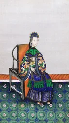 Portret van een Chinese vrouw