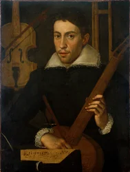 Portret van een muzikant