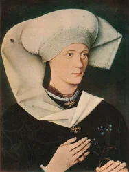 Portret van een vrouw uit de familie Hofer, 1470, 1909