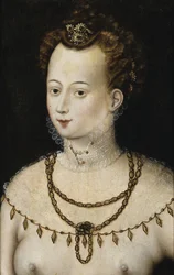 Portret van een jonge dame. Een allegorie van schoonheid, ca. 1580