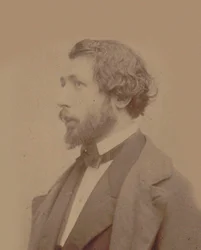 Portret van pianist en componist Charles Wehle 1825-1883, ca. 1865