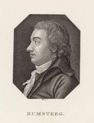 Portret van de componist Johann Rudolf Zumsteeg 1760-1802, c. 1800
