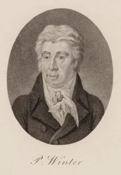 Portret van de componist Peter von Winter 1754-1825, ca. 1825