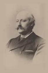 Portret van de componist Sir Charles Hubert Hastings Parry 1848-1918, 1891