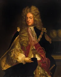 Portret van koning George I van Groot-Brittannië