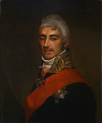 Portret van de dichter Ivan Ivanovich Dmitriev