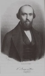 Portret van de componist Johann Friedrich Franz Burgmüller 1806-1874, ca. 1840