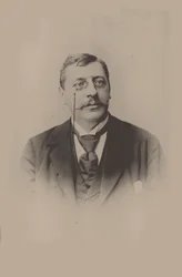Portret van de dirigent en componist Felix Mottl 1856-1911