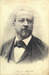 Portret van de schilder Angelo Morbelli 1853-1919, ca. 1900