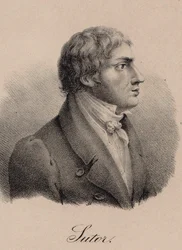 Portret van de zanger en componist Wilhelm Sutor 1774-1828, ca 1825