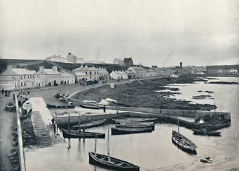 Portstewart - De Haven en Stad, 1895