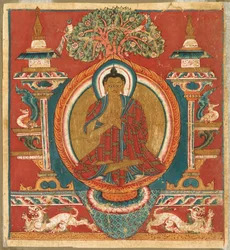 Prediking van Sakyamuni, 1000s