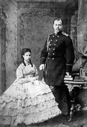 Prinses Dagmar van Denemarken en Groothertog Alexander Alexandrovich van Rusland