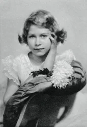 Prinses Elizabeth negen jaar oud, 1935