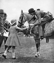 Prinses Elizabeth op Kinderdag, Richmond Horse Show, ca. 1936