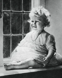 Prinses Elizabeth bij St Pauls Walden Bury, 1927, 1937