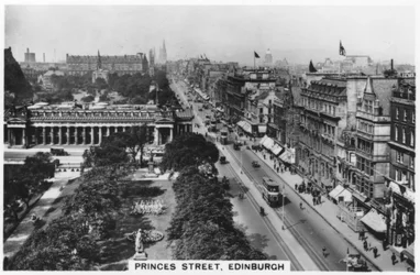 Princess Street, Edinburgh, 1936