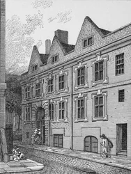 Hoofdingang van Leathersellers Hall, City of London, 1801 1911